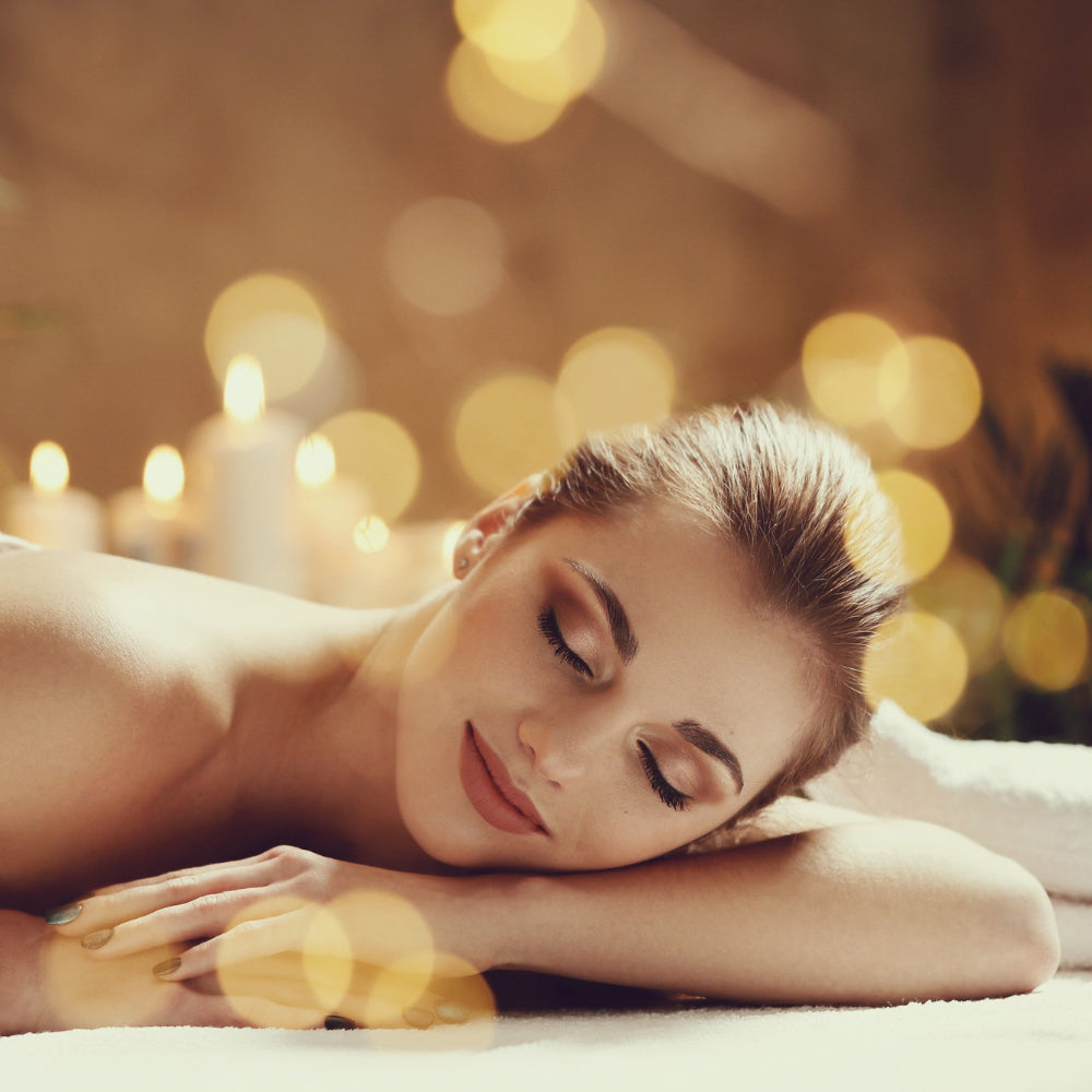 Spa ambiance with candles