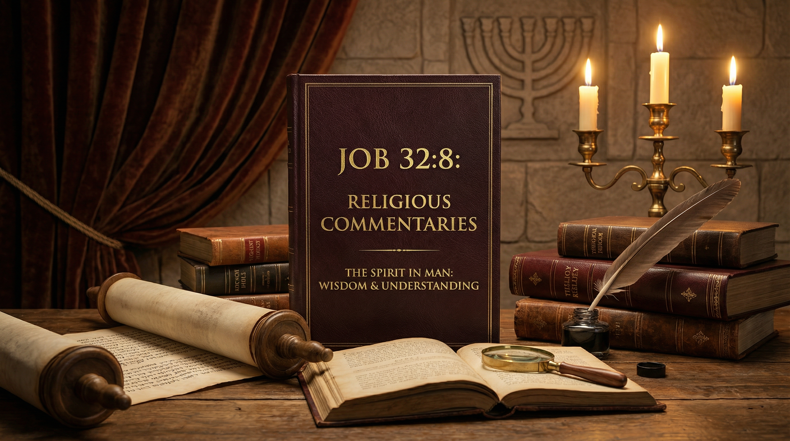 Religious Commentaries on Job 32:8