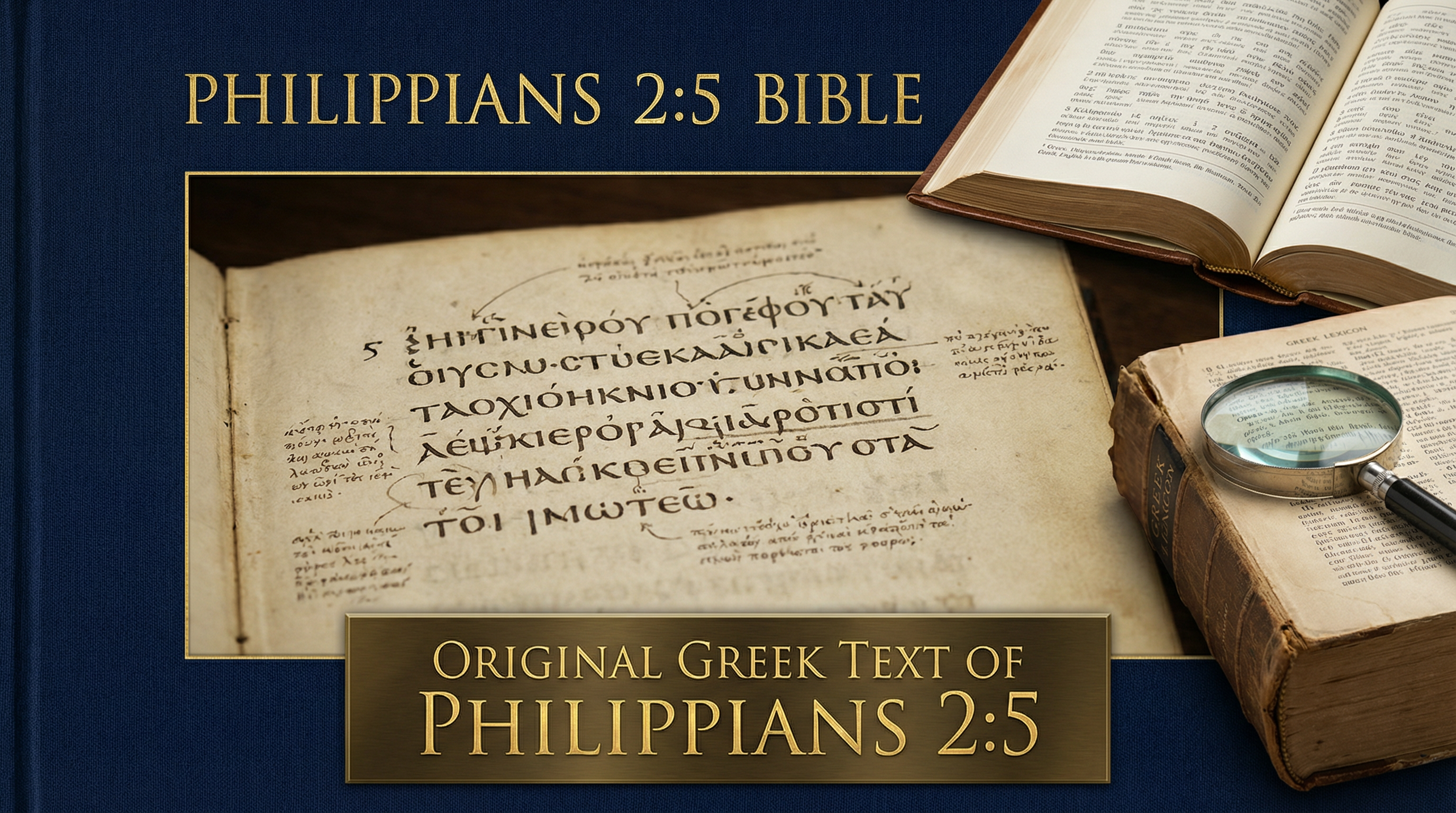 Original Greek Text of Philippians 2:5