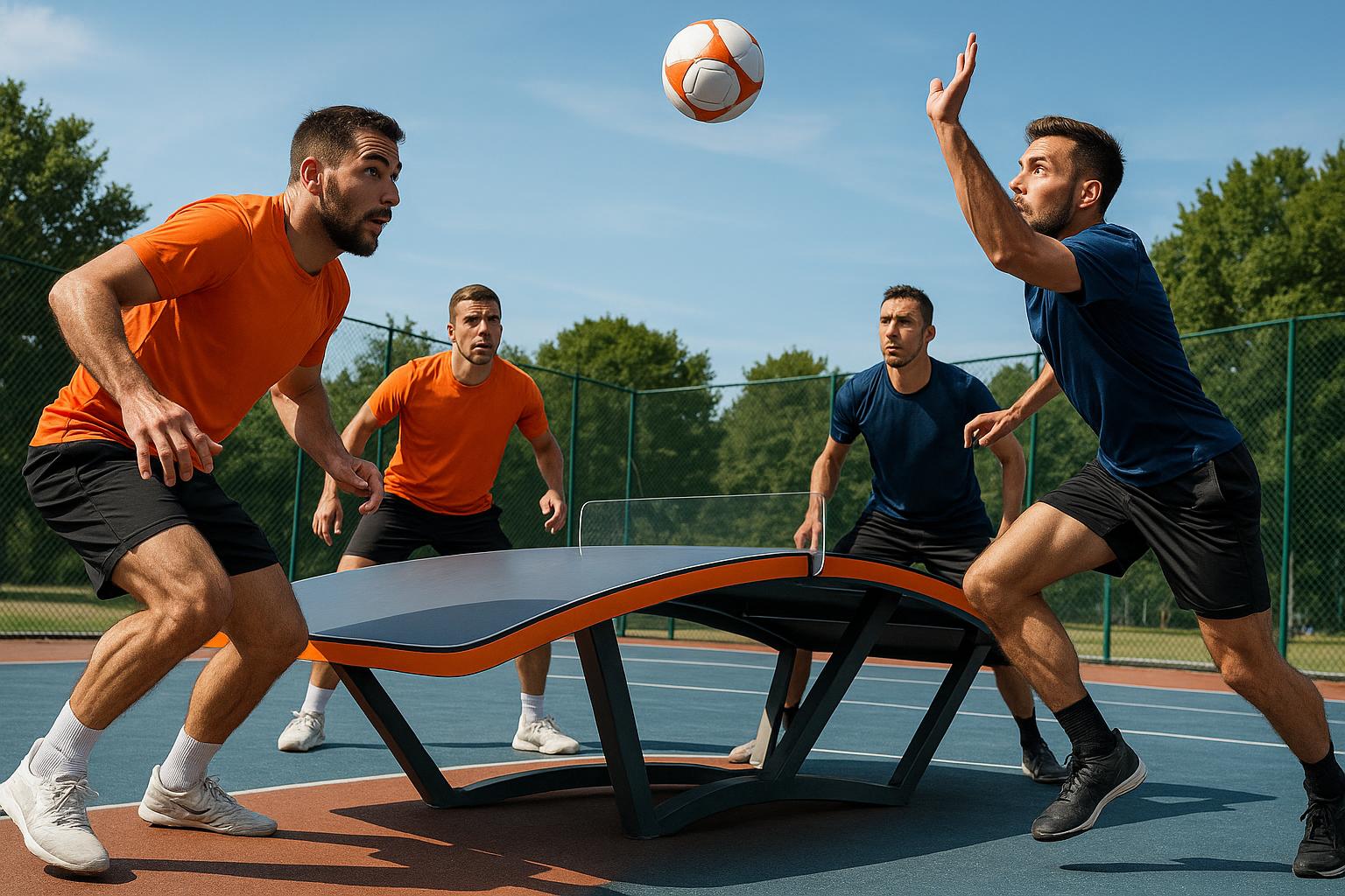 Teqball dvejetų rungtynės