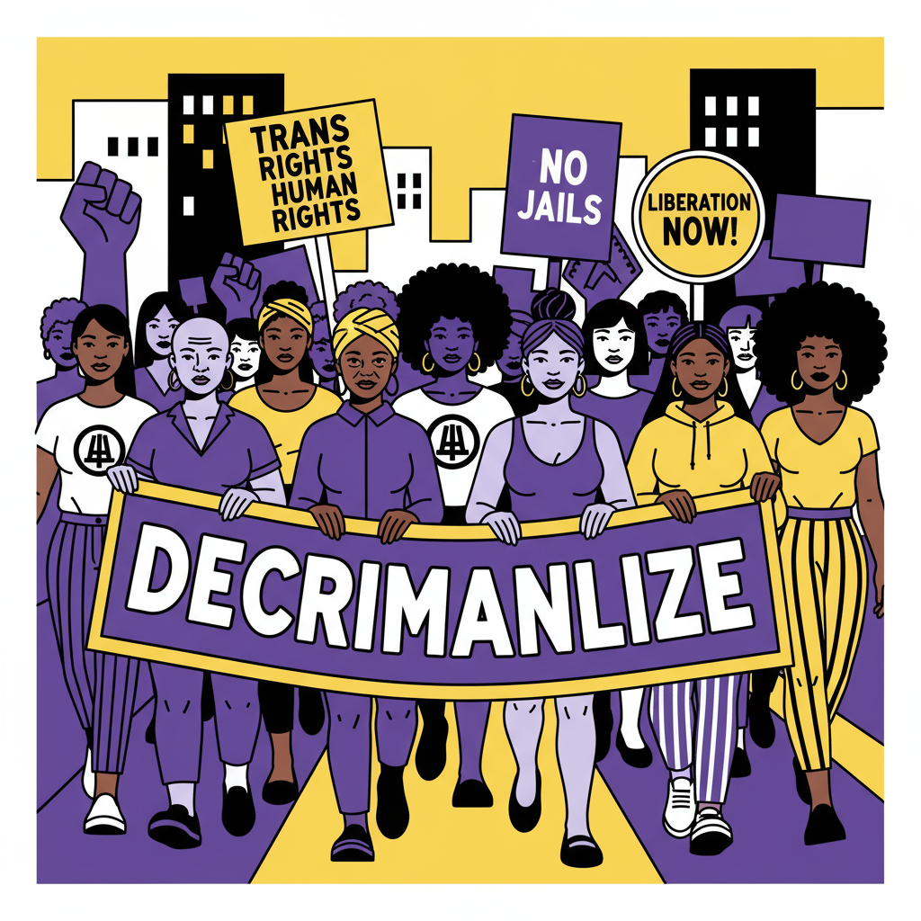Community organizing and canvassing illustration