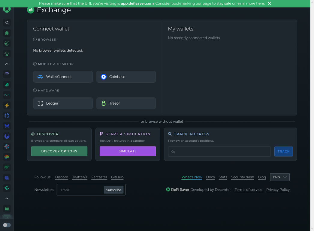 Visuel du tutoriel Sahal Wallet + DeFi Saver