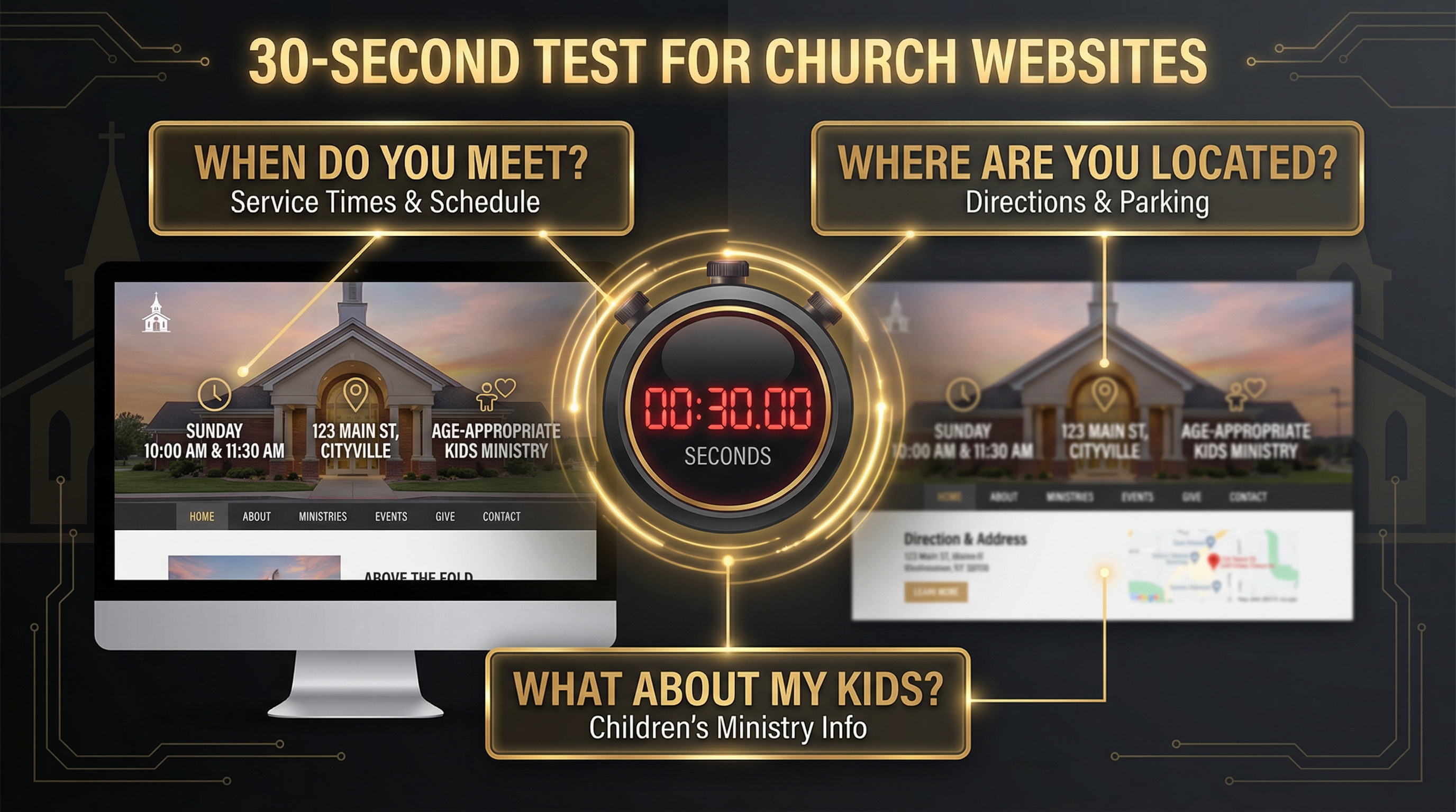 30-Second Test for Church Websites