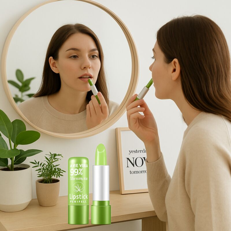 Kit 5 Bálsamos Labiais Aloe Vera