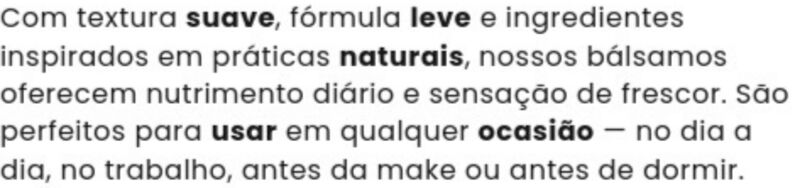 Batom de Aloe Vera em uso