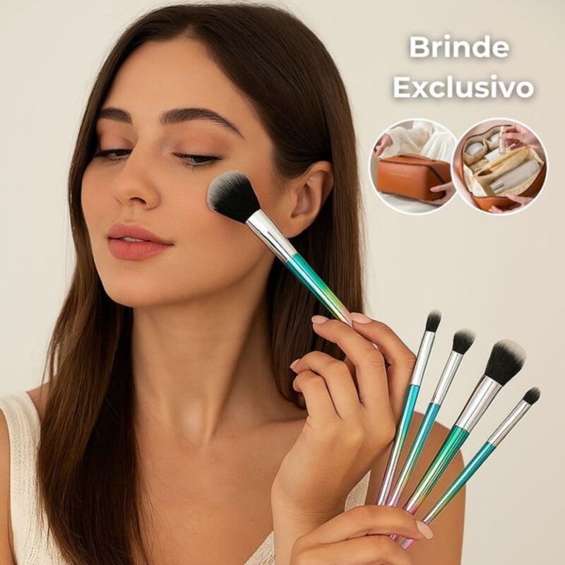 Kit de Pincéis Profissionais ElaPop