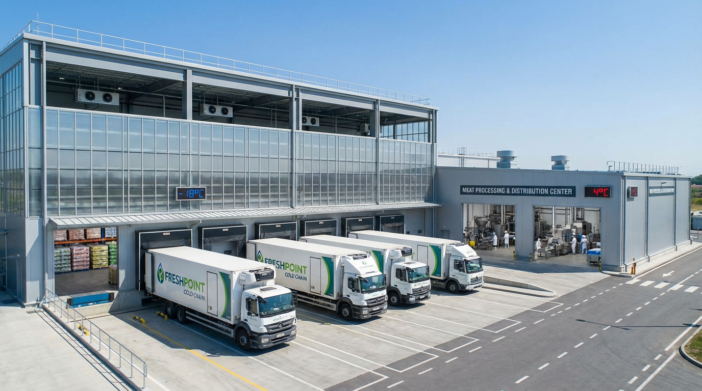 A diagram illustrating the DayFarm platform's integrated components