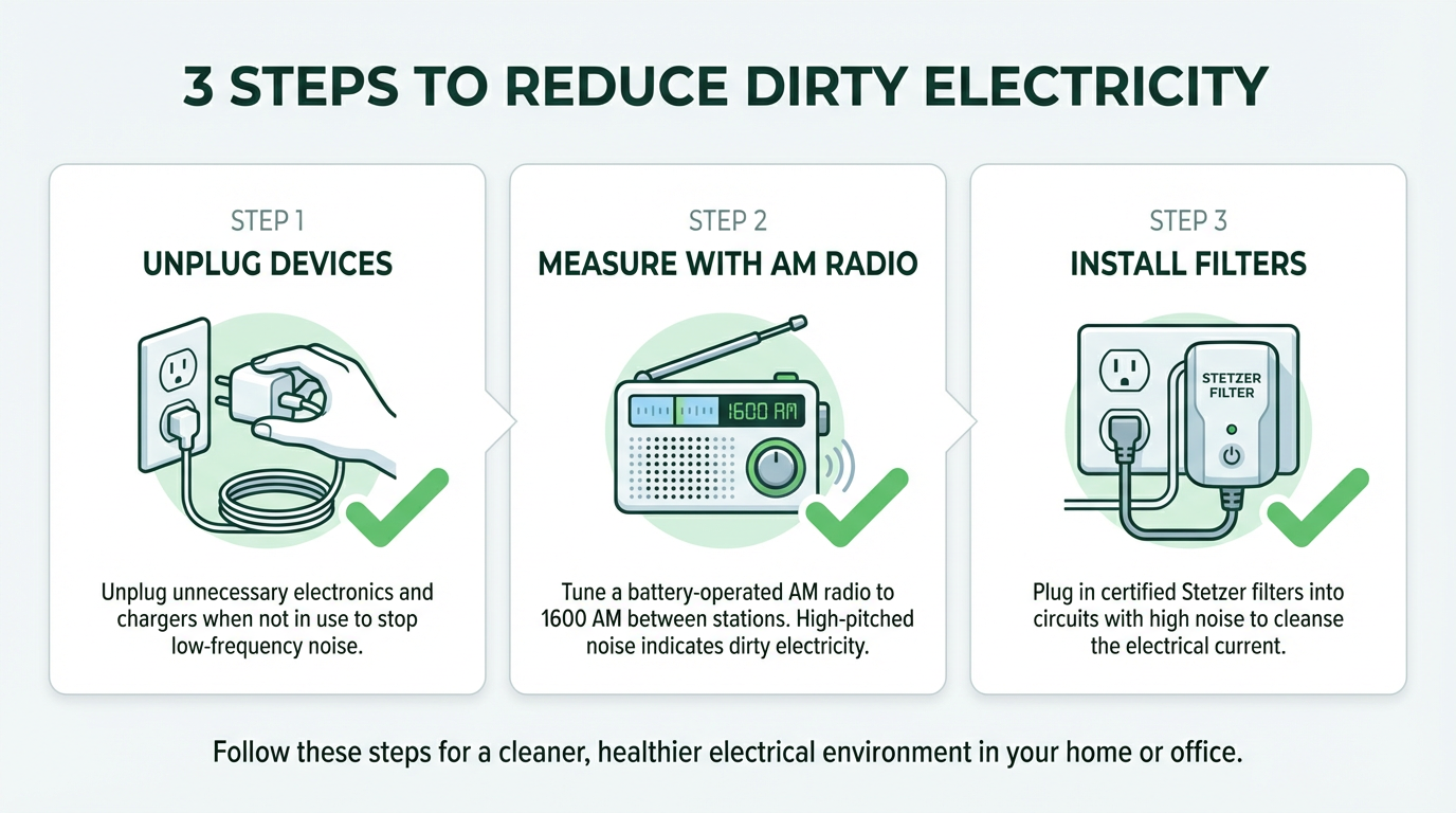 3 Steps to Reduce Dirty Electricity
