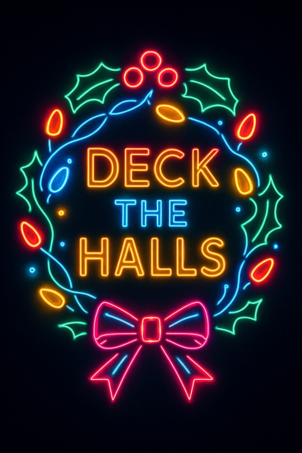 Deck the Halls képeslap