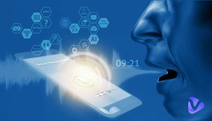 AI Voice Recognition Technology Concept