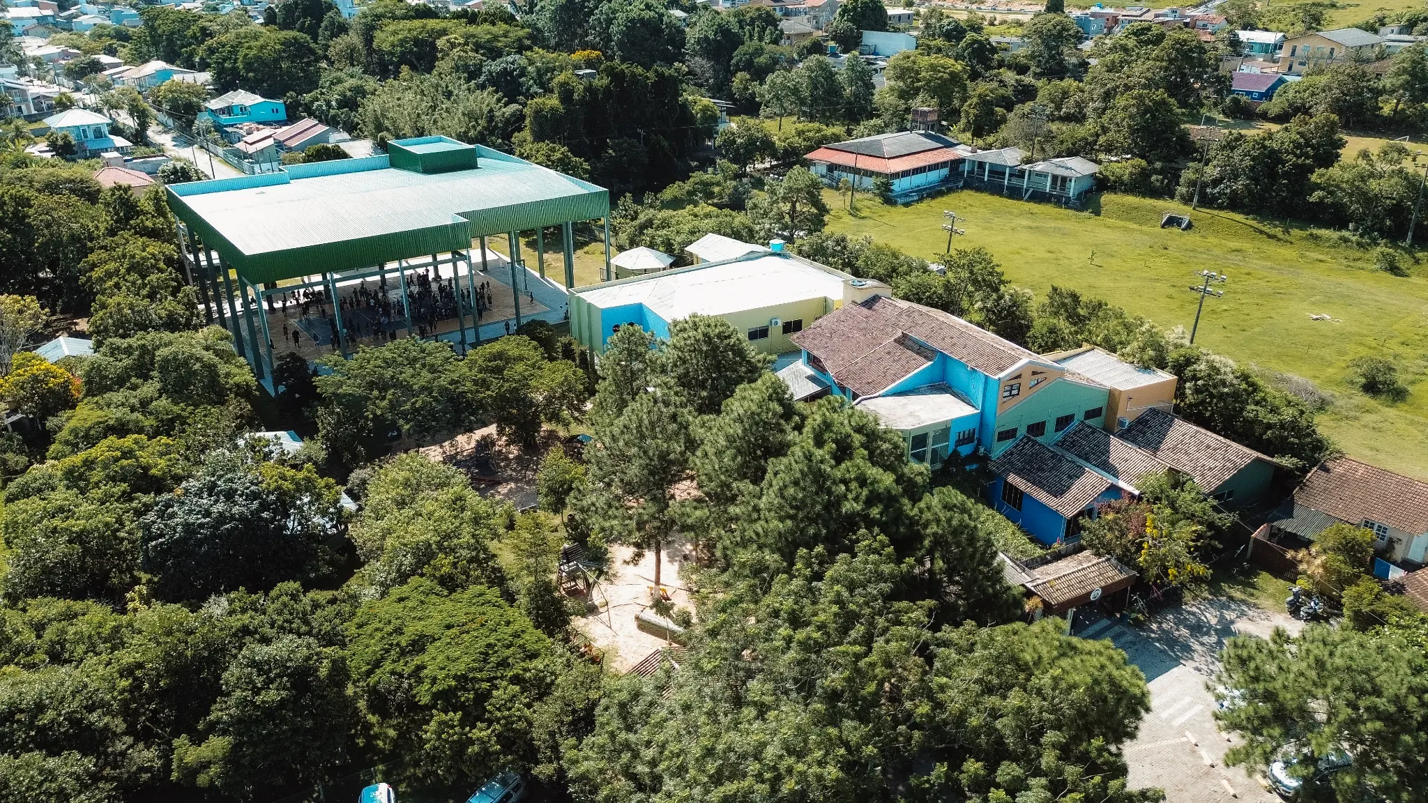 Alunos da Escola Expressão Viva