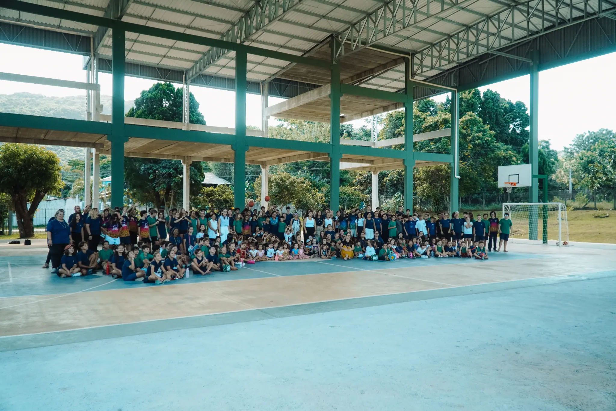 Alunos da Escola Expressão Viva