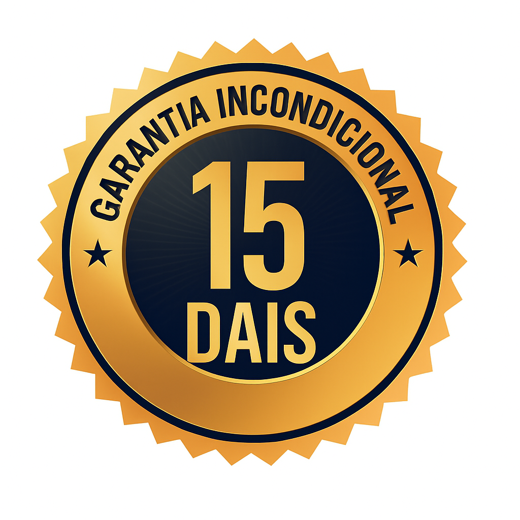 Selo de Garantia Incondicional de 15 Dias