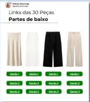 Links de todas as peças