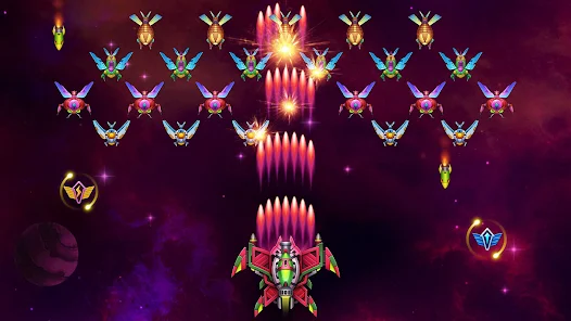 Space Shooter Galaxy Attack Gameplay Screenshot 1