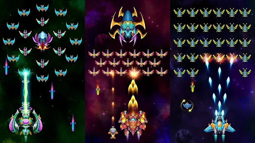 Space Shooter Galaxy Attack Ship Selection