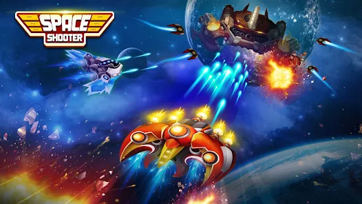 Space Shooter Galaxy Attack Boss Fight