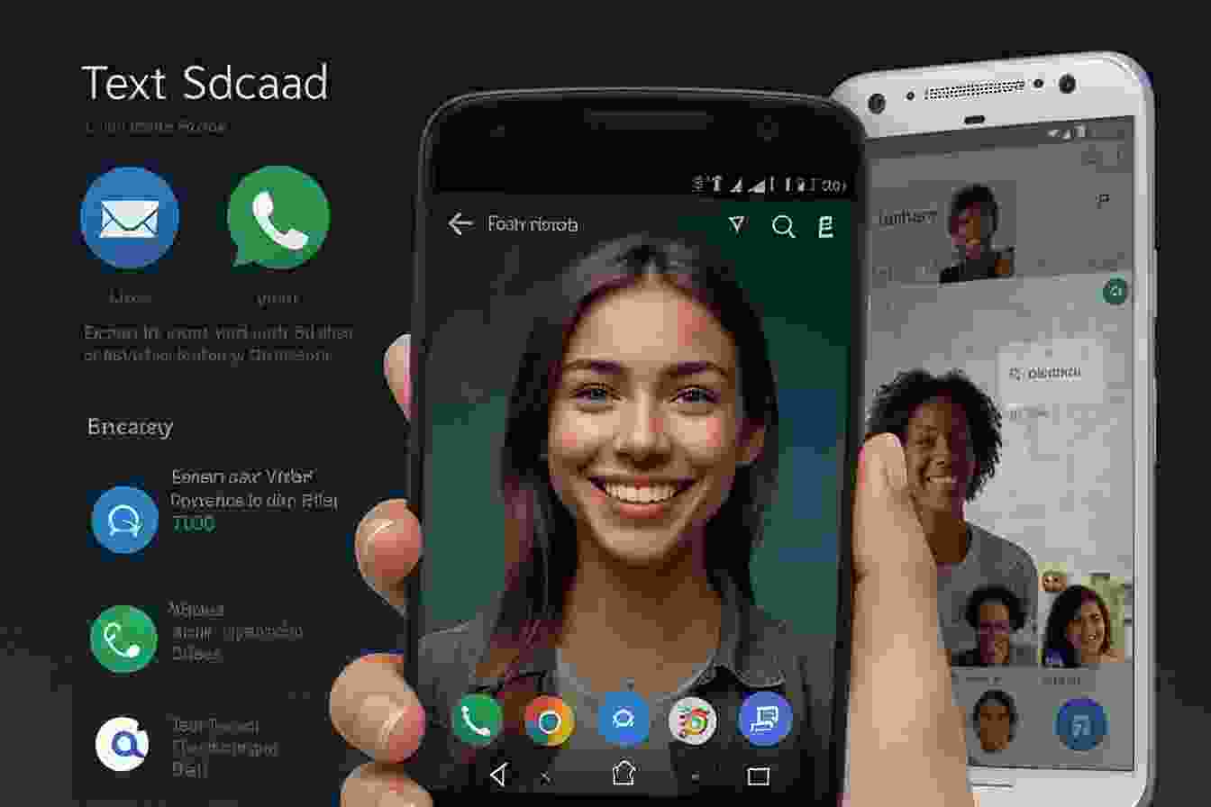 TextNow Unlimited Credits MOD APK messaging interface on Android