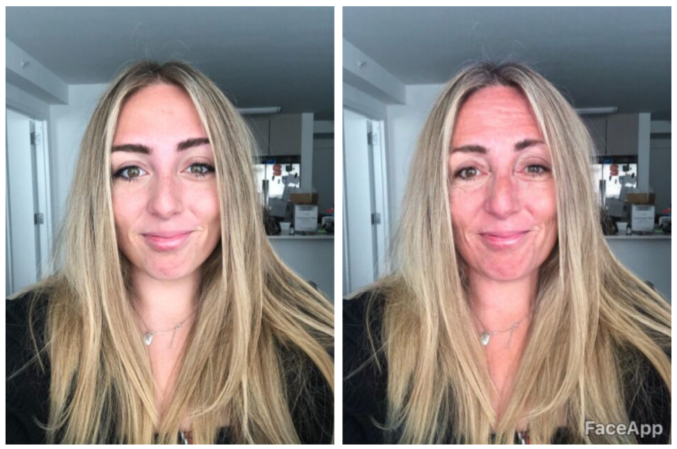Illustrative image of privacy and security concerns related to the FaceApp application