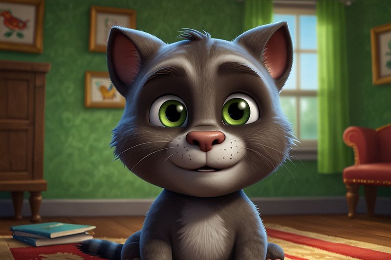 My Talking Tom MOD APK Unlimited Money safe download and gameplay environment.