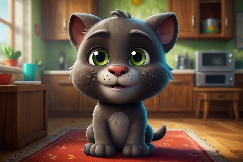 My Talking Tom MOD APK Unlimited Money customization options for outfits and accessories.