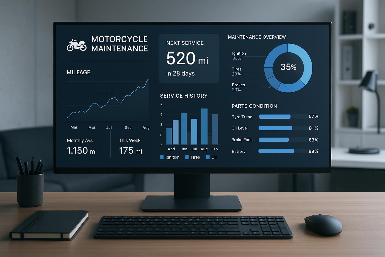 Hình ảnh minh họa: Giao diện Digital Dashboard
