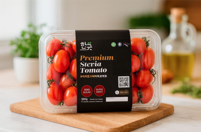 Tomat Stevia Zorvex yang siap diolah menjadi minuman