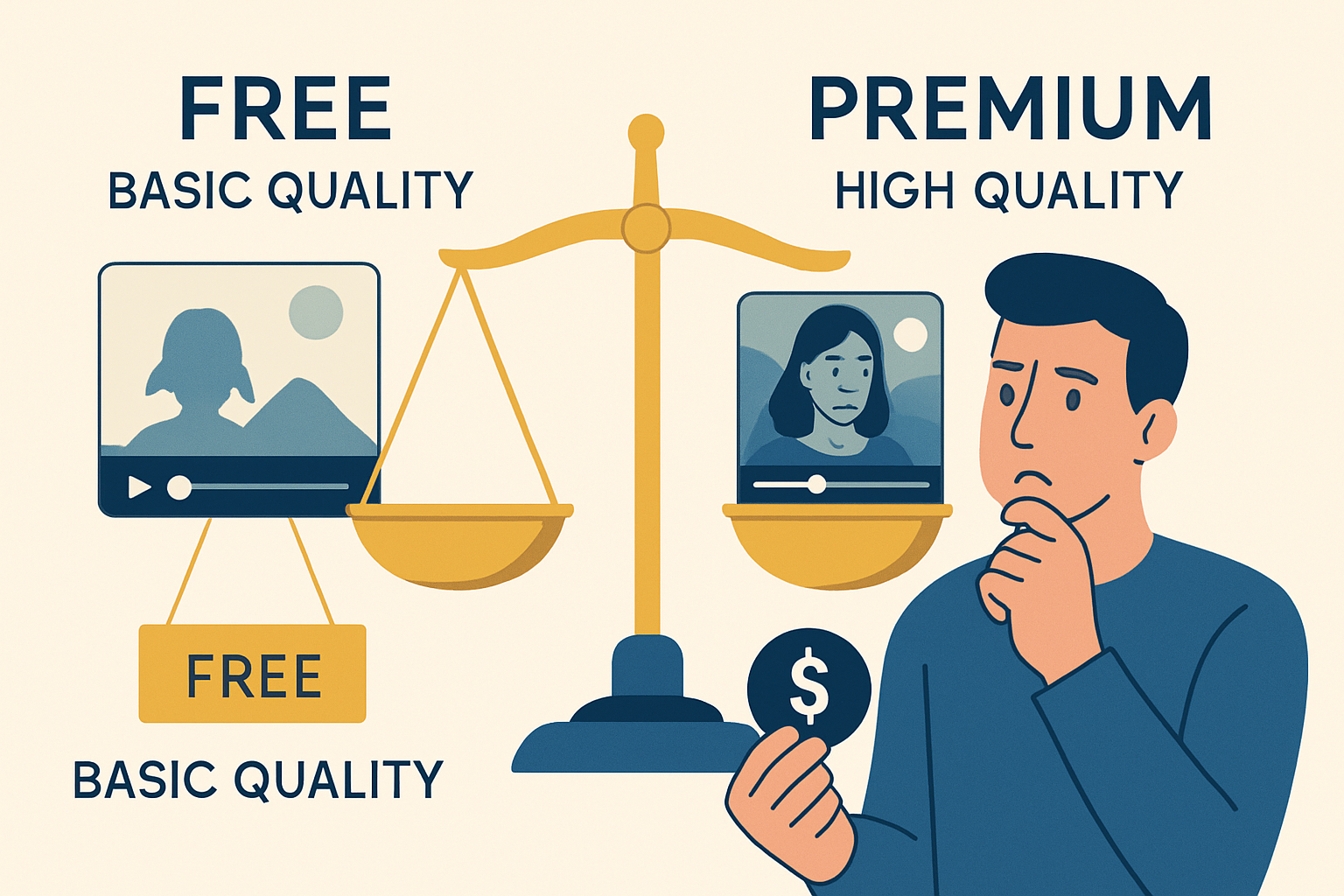 Featured image for Free vs Paid AI Video Models: Which Should You Choose in 2025?