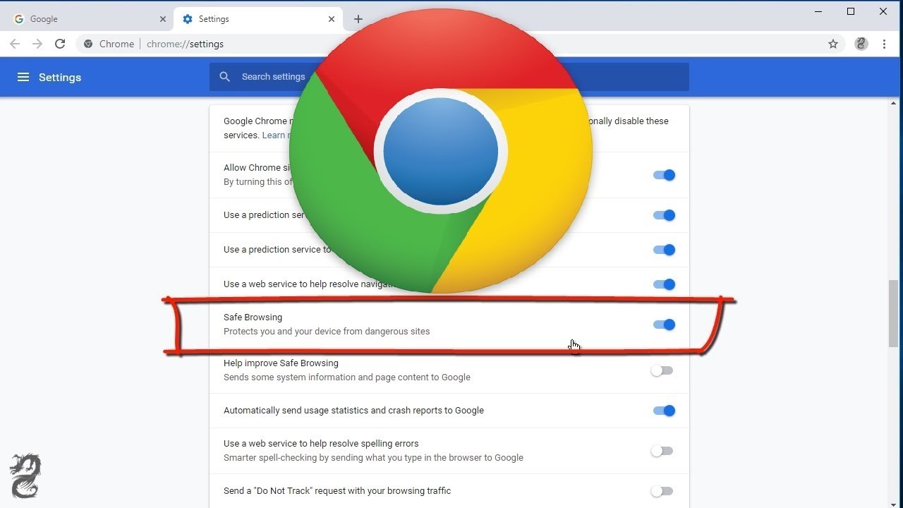 Chrome Safe Browsing Settings