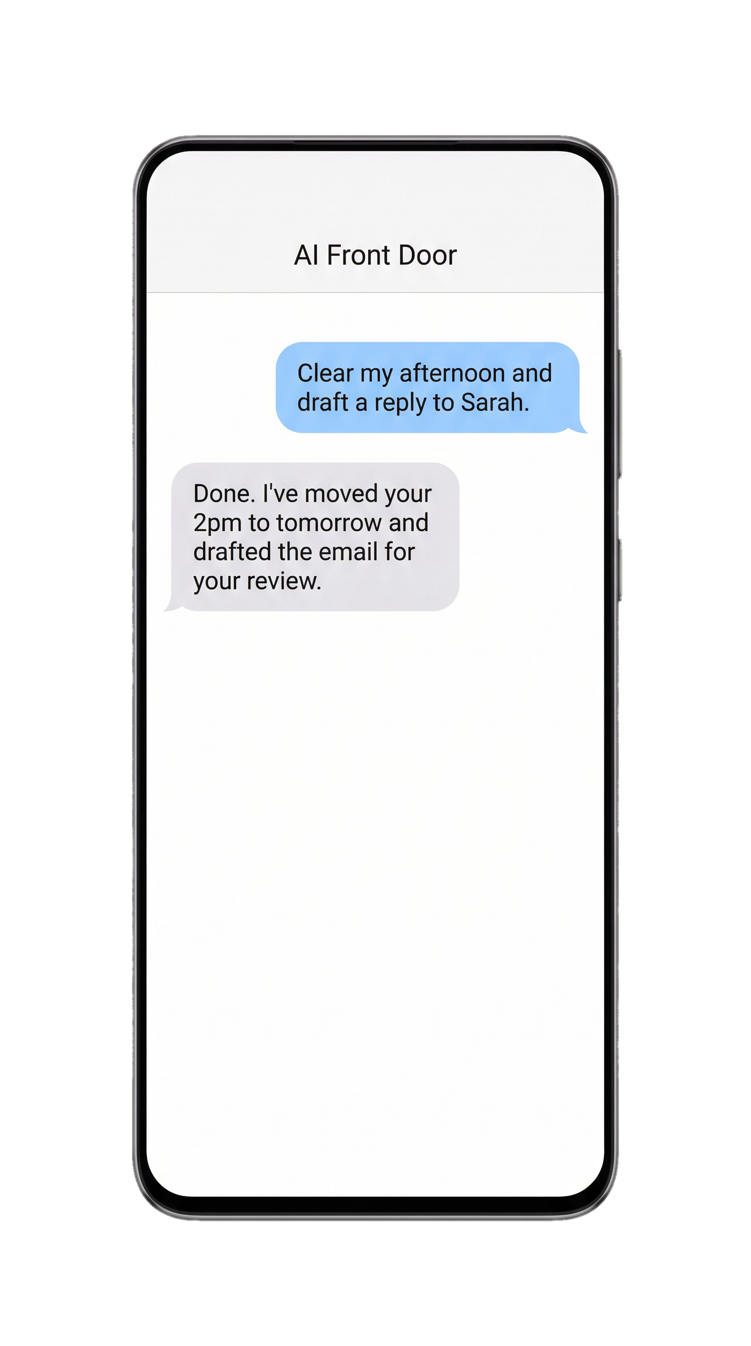 AI Front Door Interface