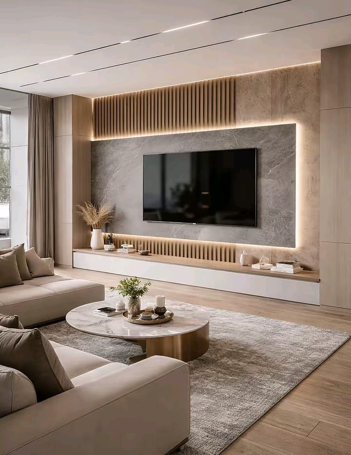 تصميم مرآة دائرية فنية