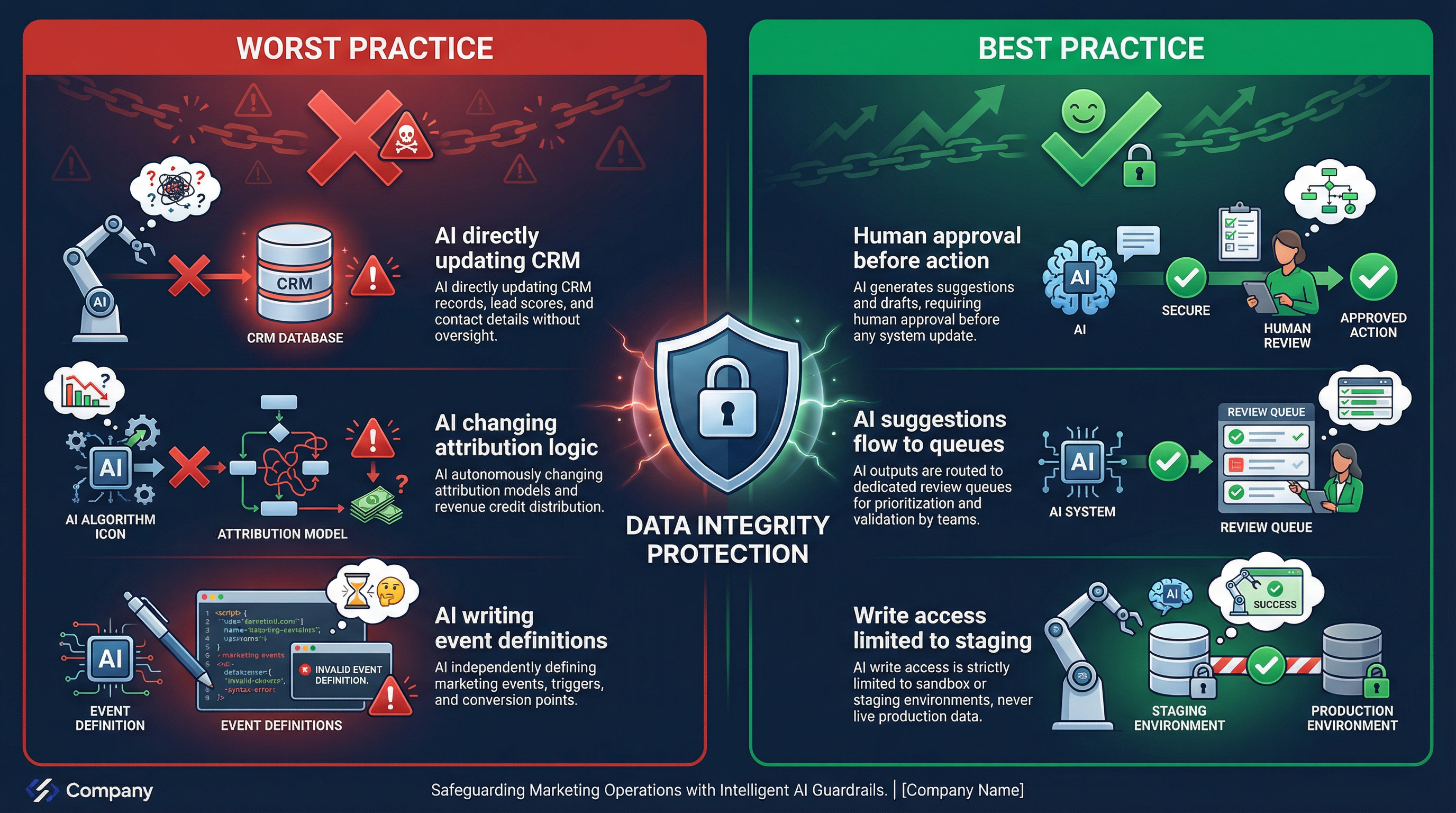AI Guardrails - Best vs Worst Practices
