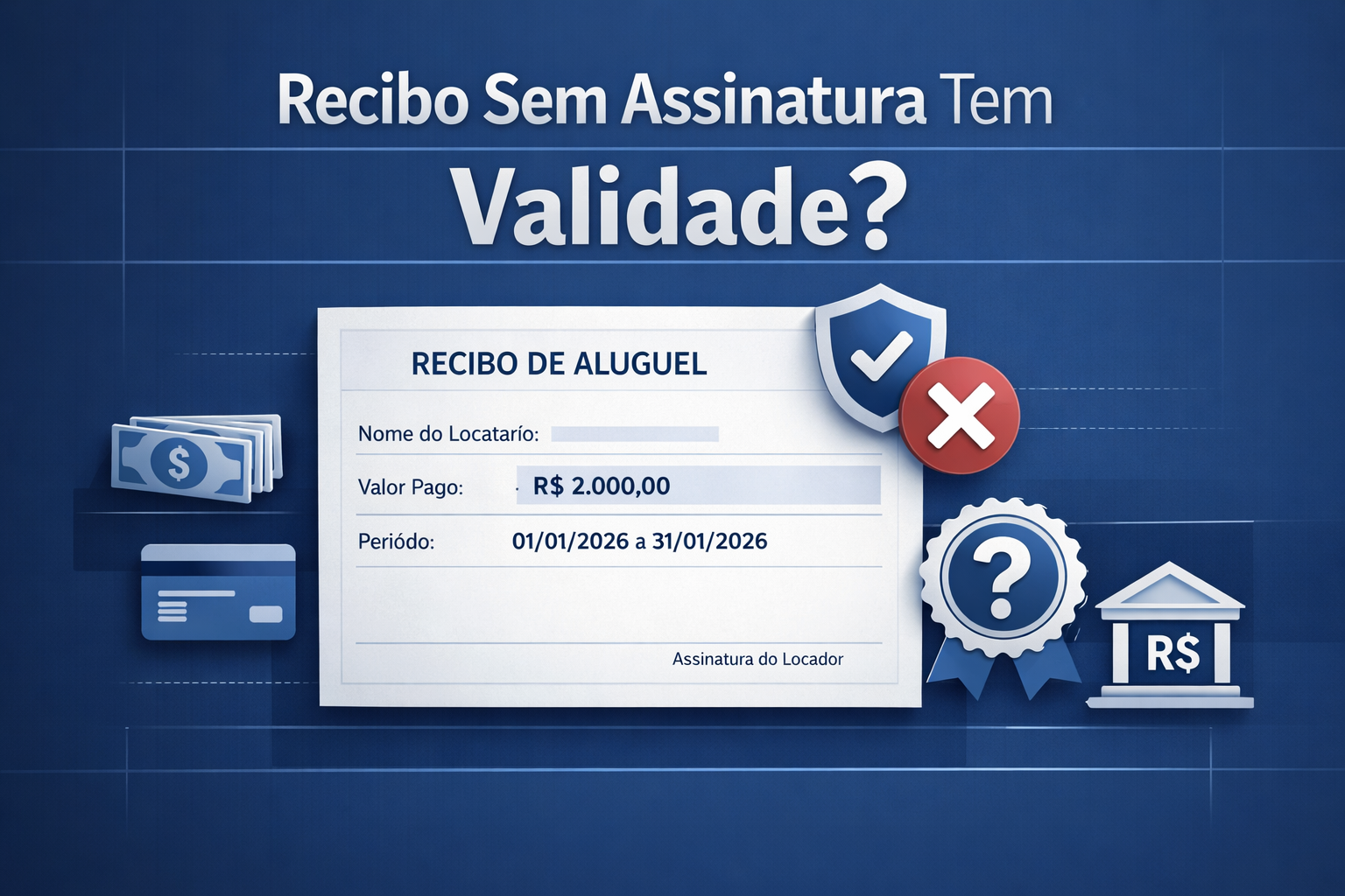 Recibo Sem Assinatura - Validade Jurídica