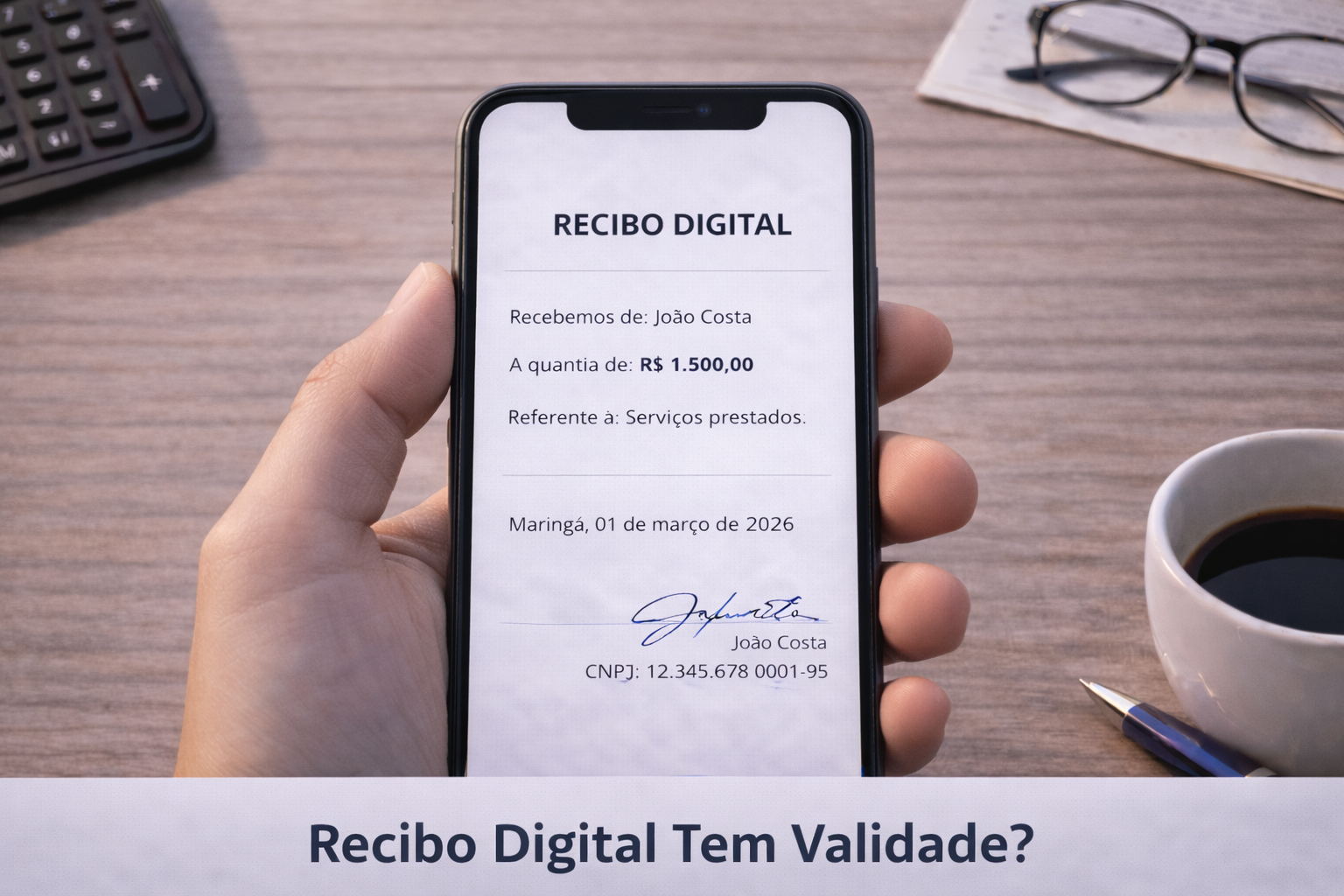 Recibo Digital Tem Validade Juridica