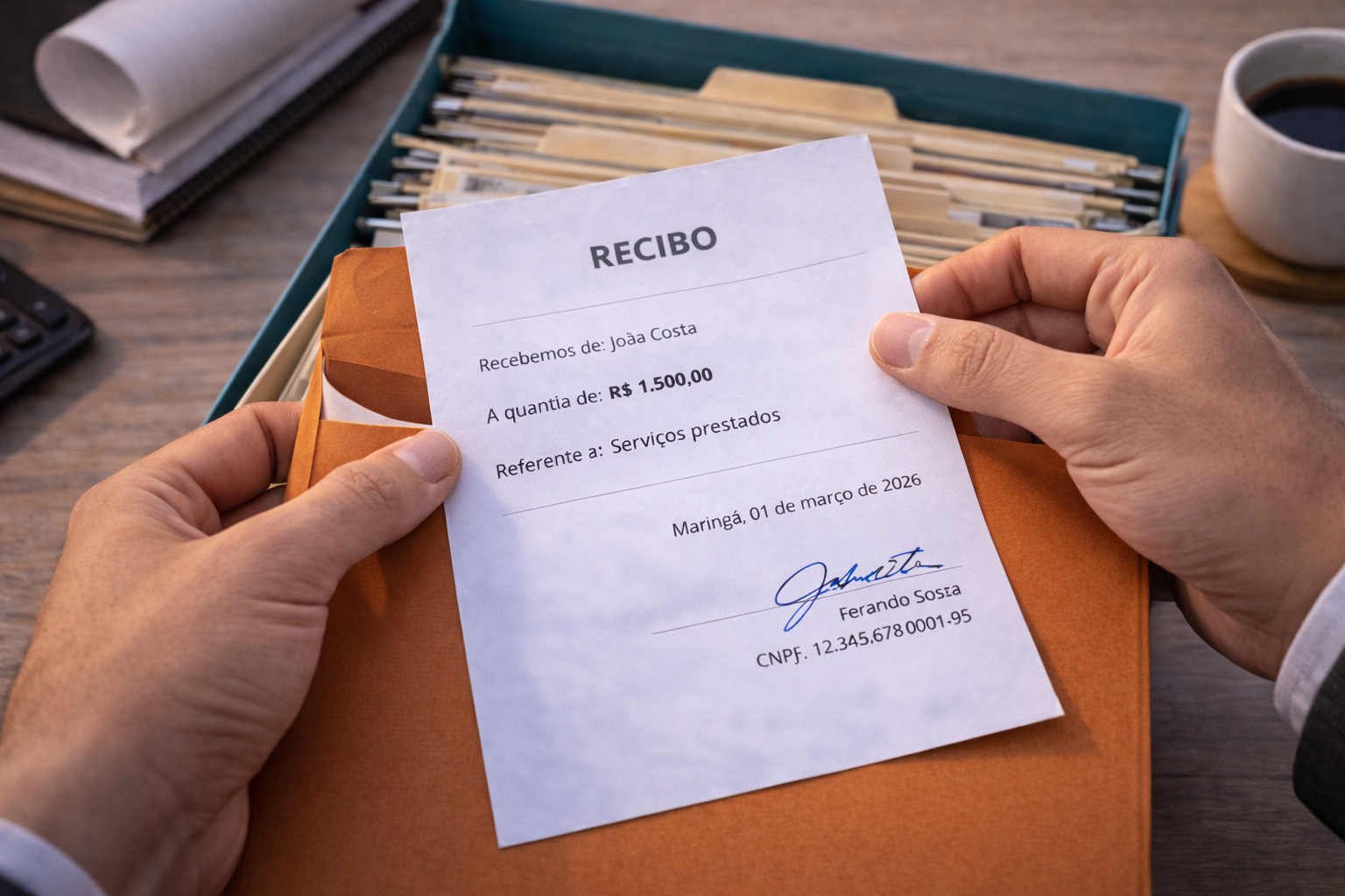 Prazo para Guardar Recibo