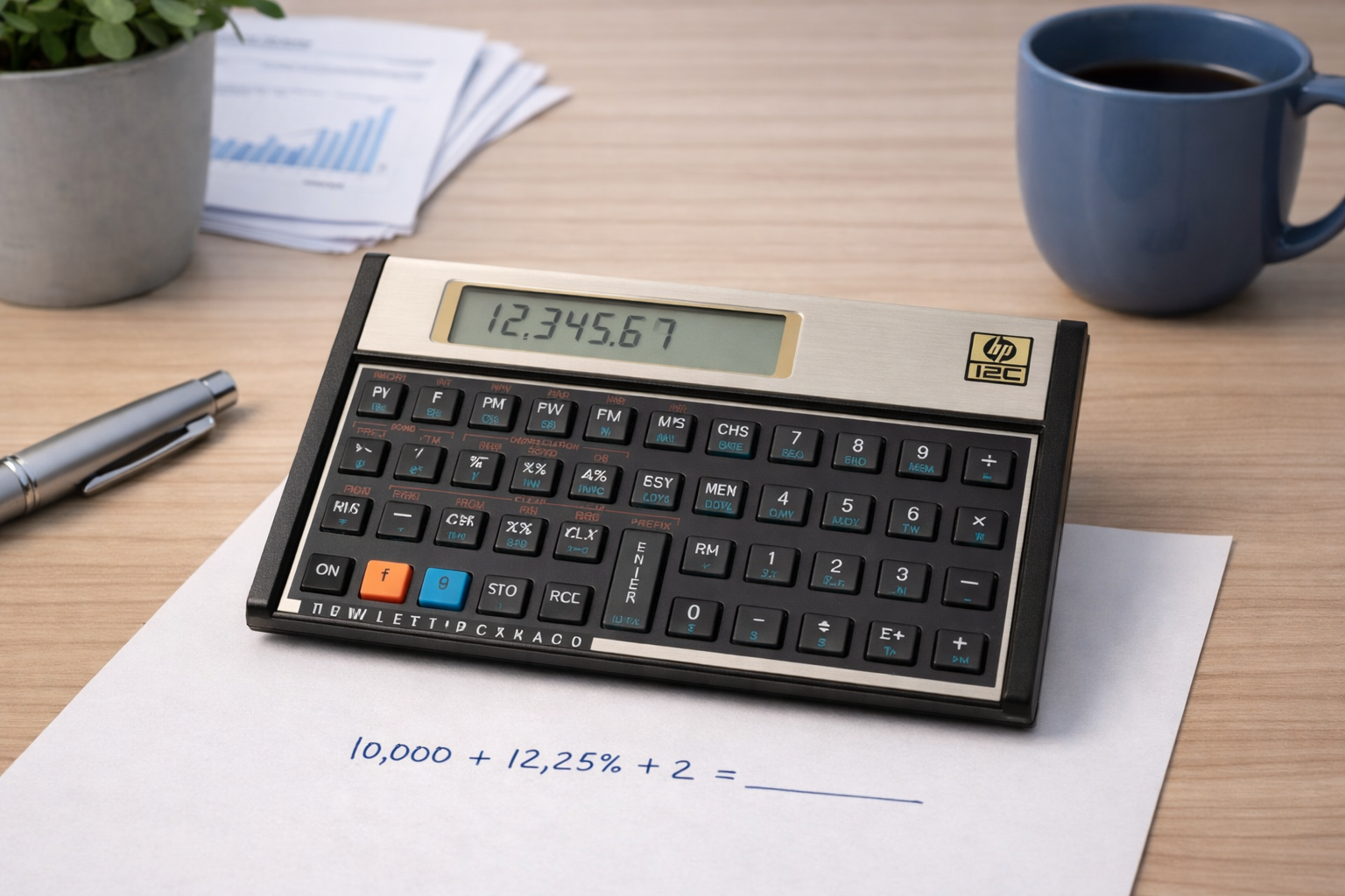 Cálculos de matemática financeira com HP 12c