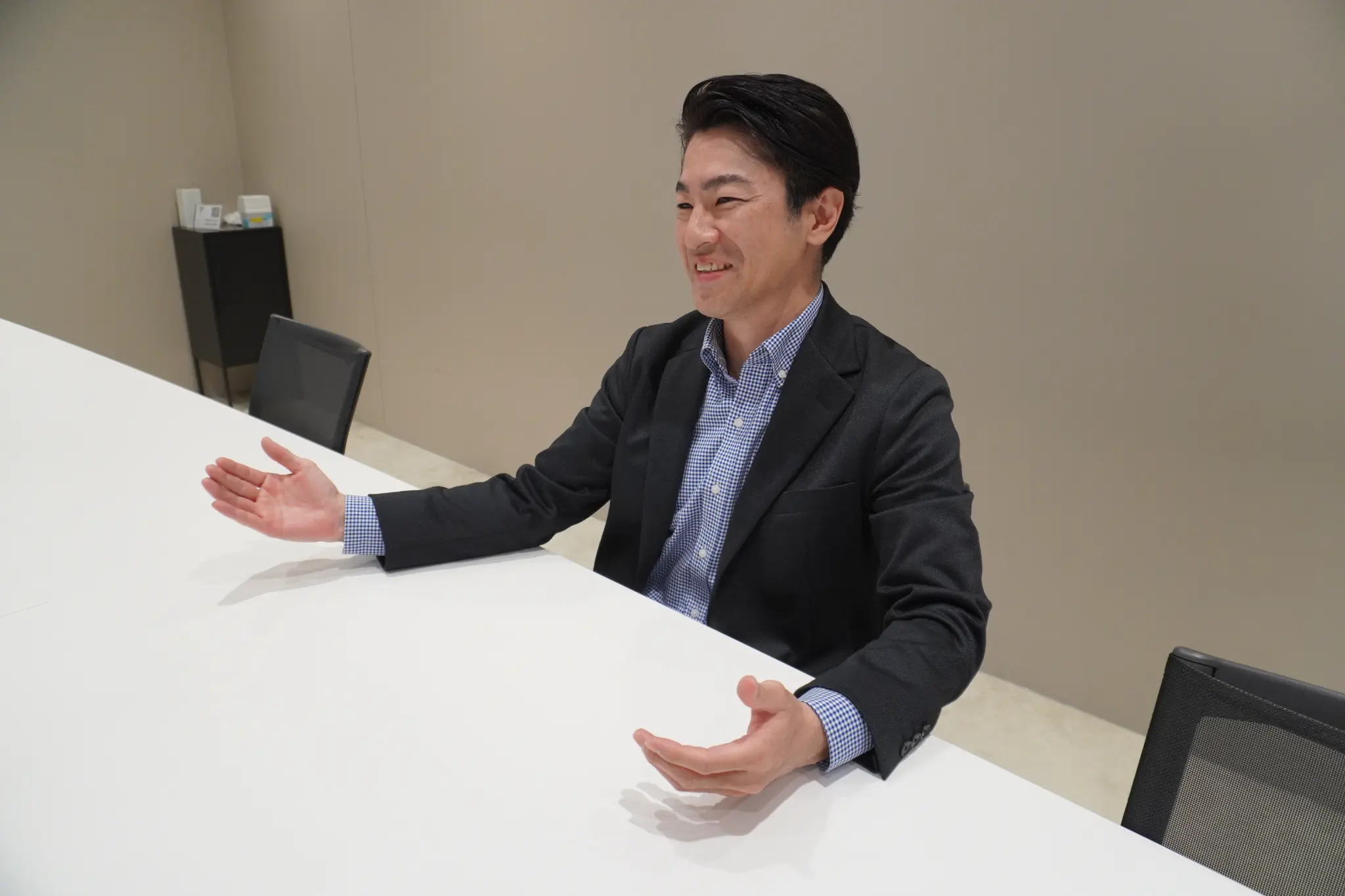 菊田邦秀様 インタビュー風景