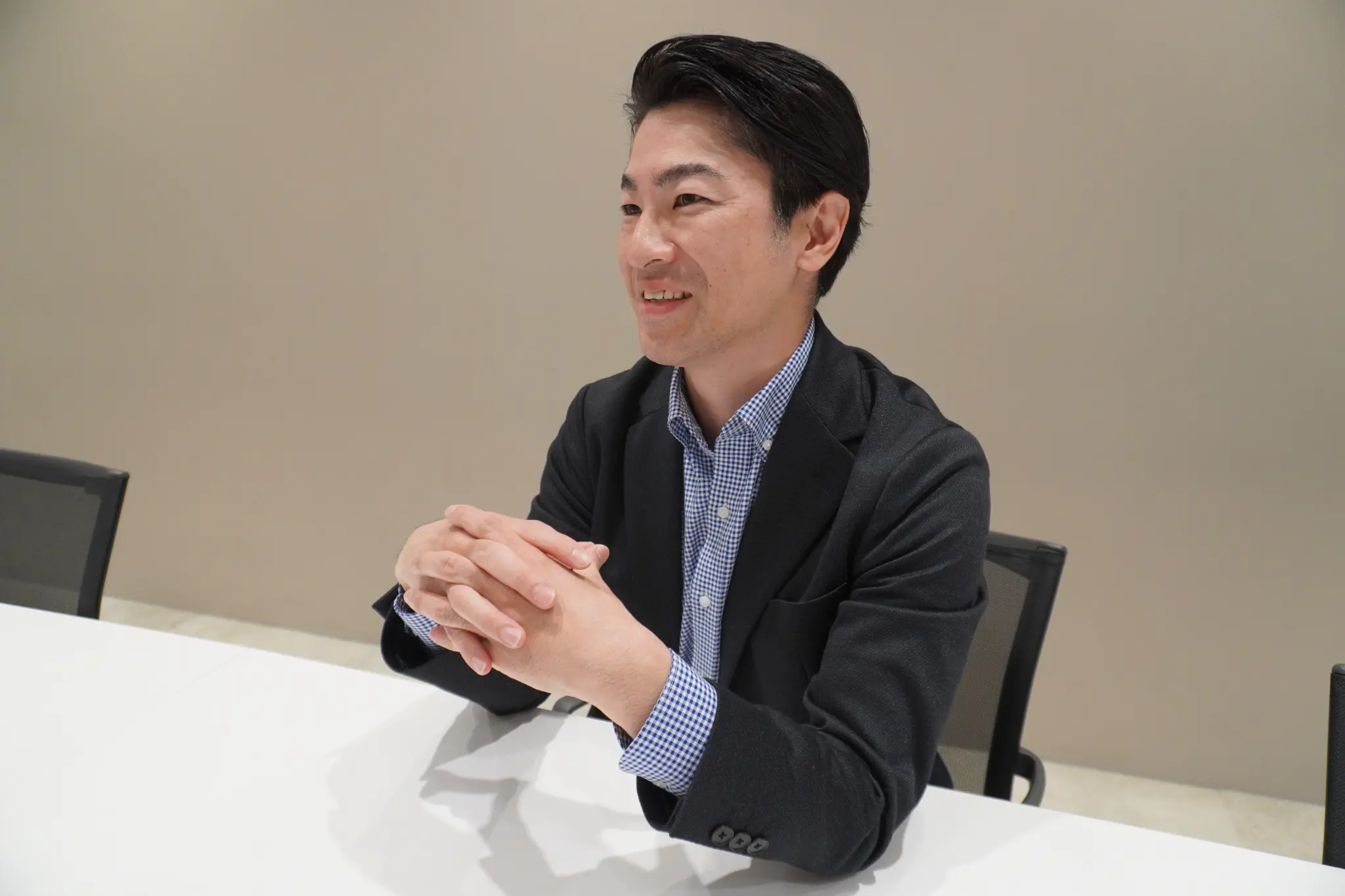 菊田邦秀様 インタビュー風景