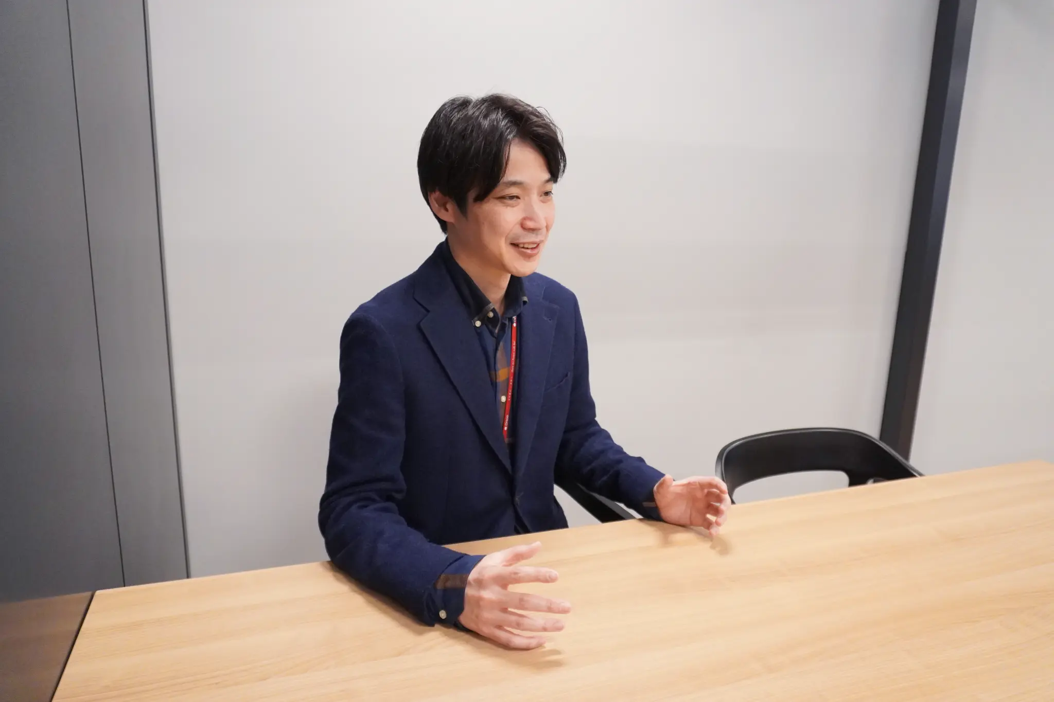 疋田一将様 インタビュー風景