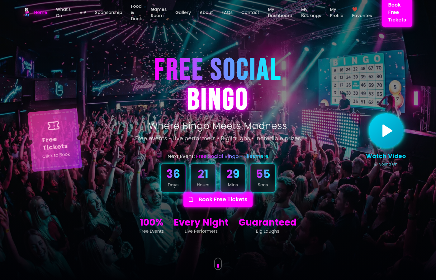 Free Social Bingo