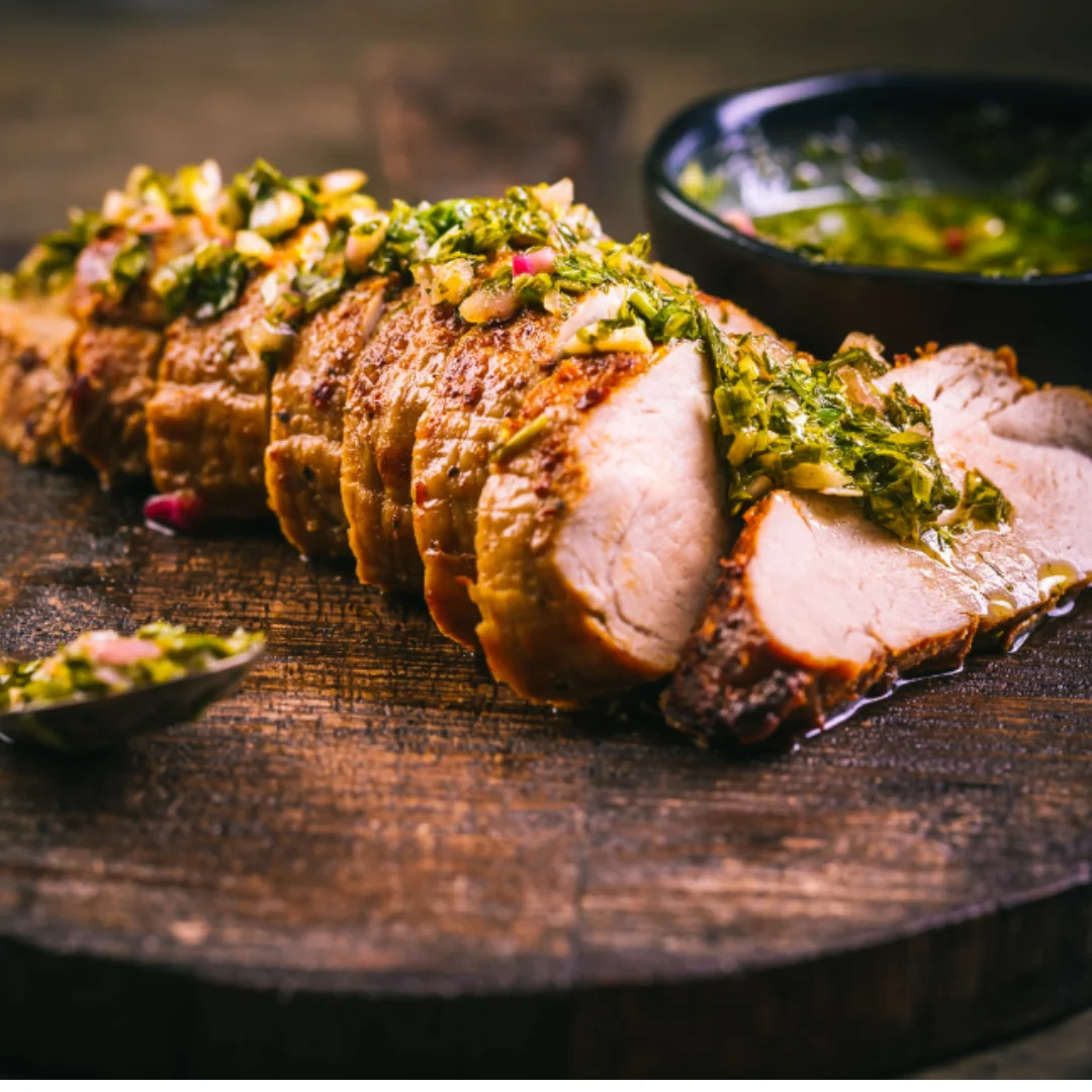 Comida 4 - Carne con chimichurri