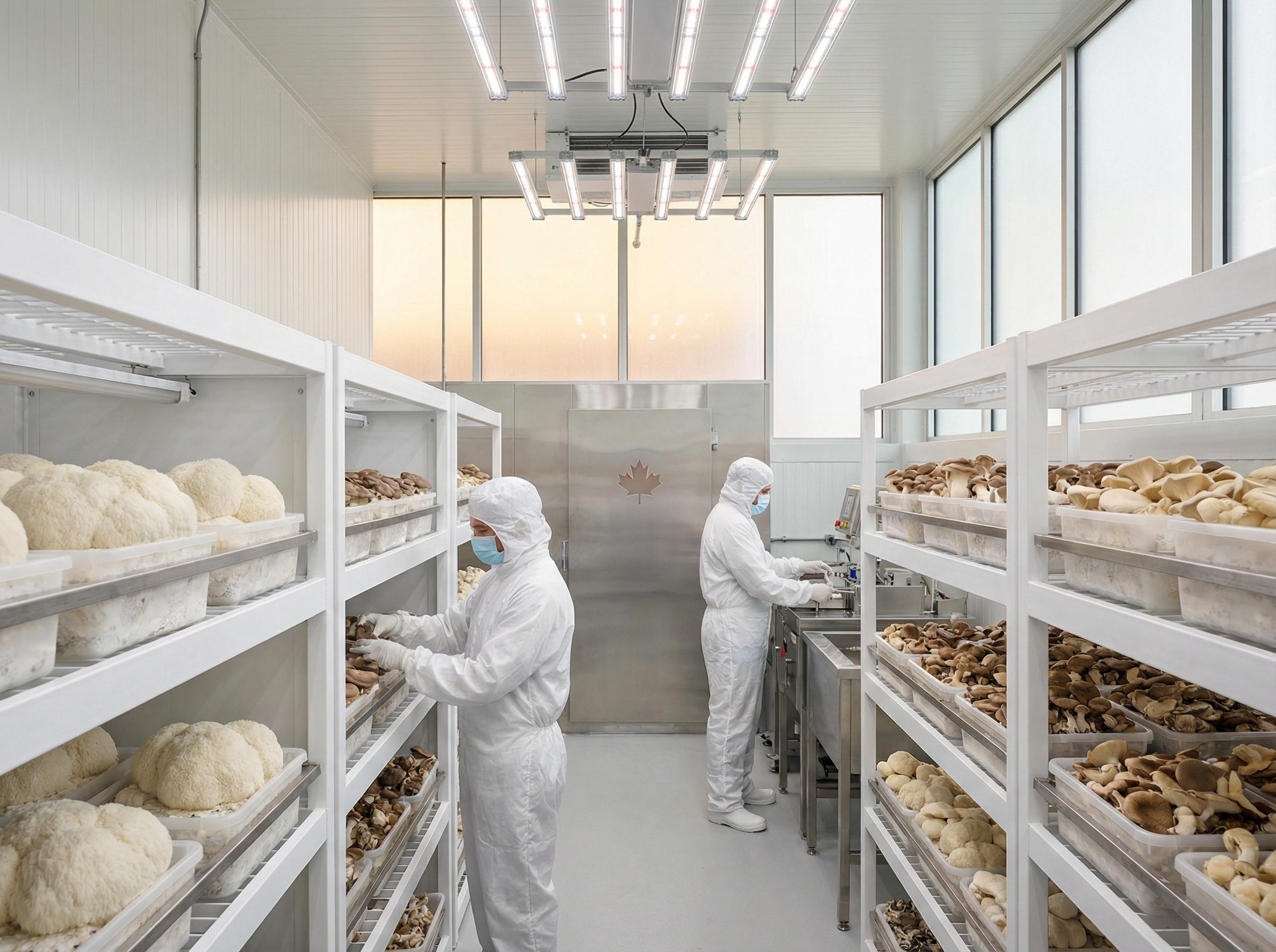 iFungi Canadian mushroom growing facility