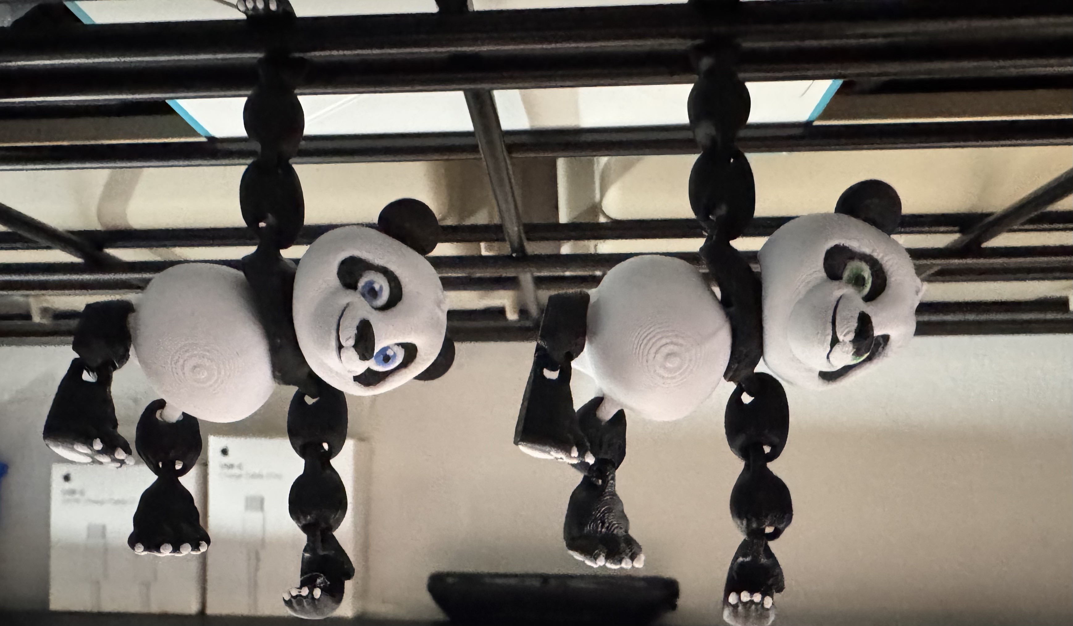 Hanging Pandas