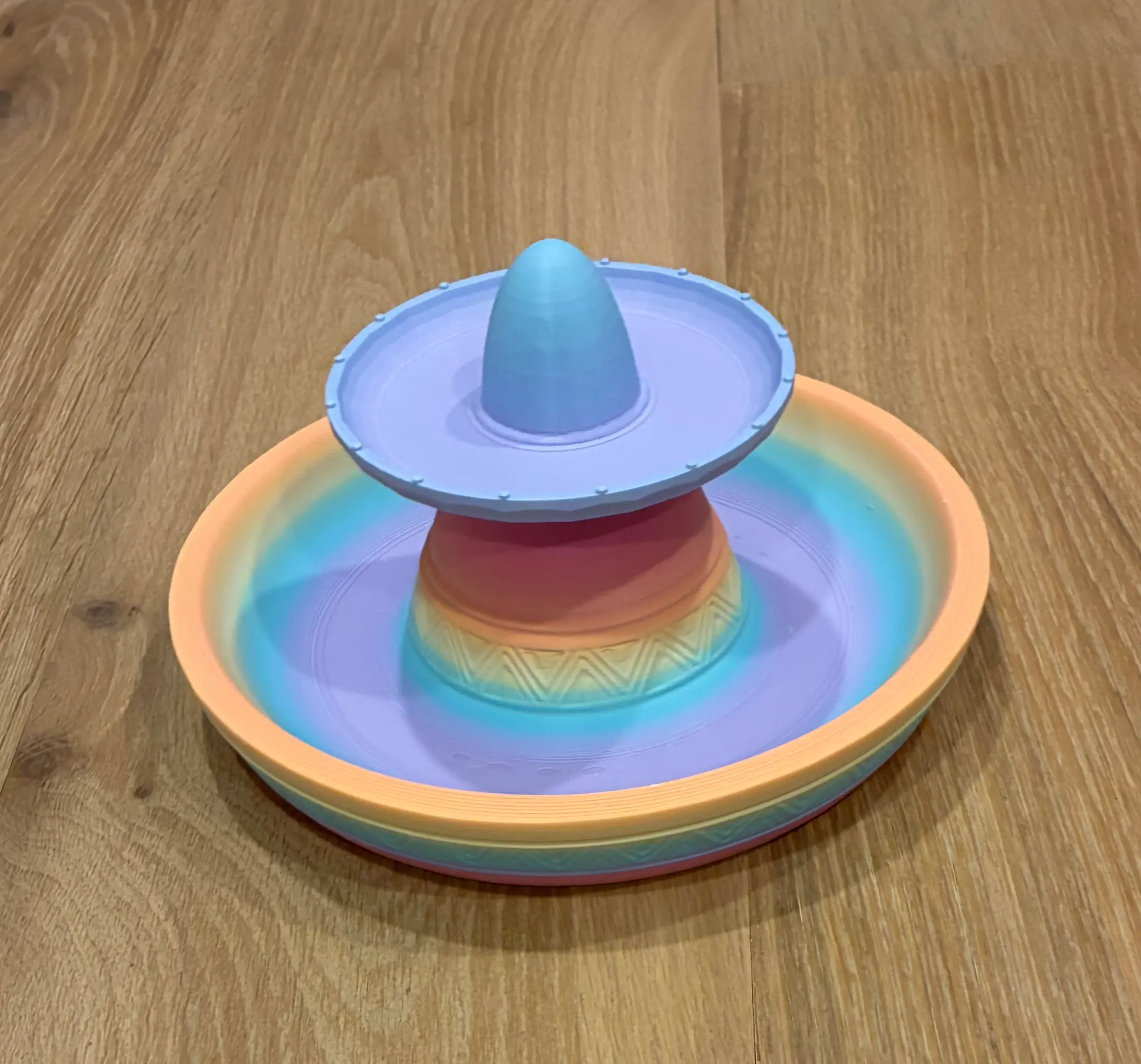 Pastel Sombrero Tray